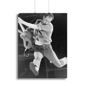 Pete Townshend of The Who Canvas Print or Poster (Type: Poster Print, size: 16" x 12" / 42cm x 30cm (approx))