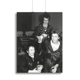Sex Pistols drinking Canvas Print or Poster (Type: Poster Print, size: 32" x 24" / 80cm x 60cm (approx))